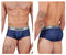 HAWAIR 42480 Printed Microfiber Briefs Color Blue